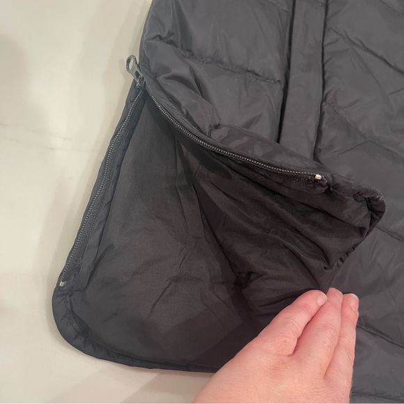 J.Jill Down lined black puffer vest - Picture 6 of 14